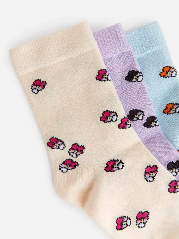 Bomullsstrumpor set om 3