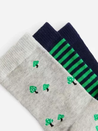 Bomullsstrumpor set om 3