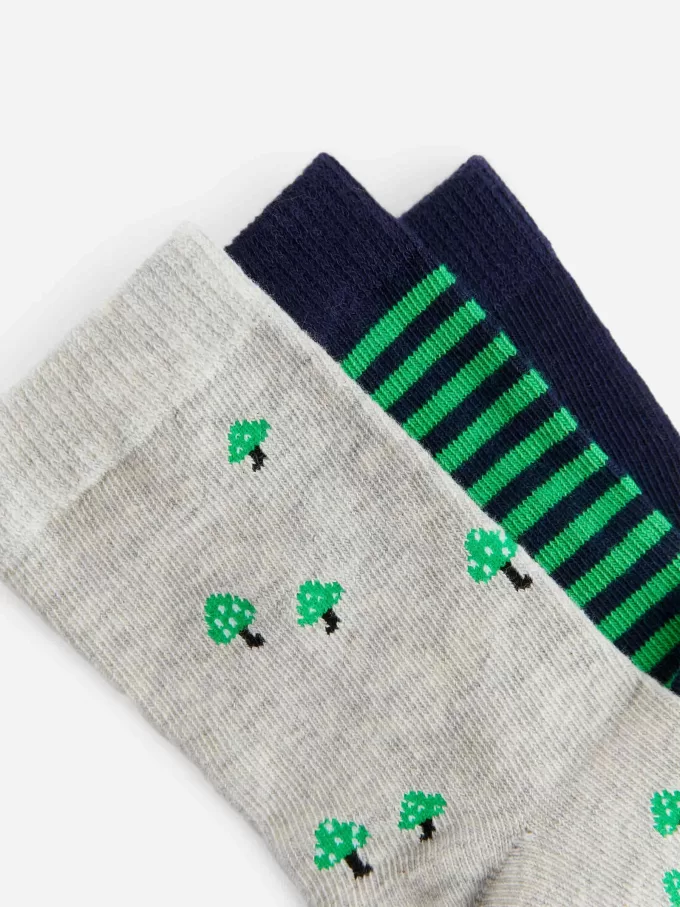 Bomullsstrumpor set om 3