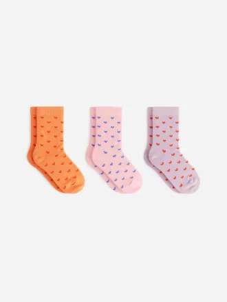 Bomullsstrumpor set om 3