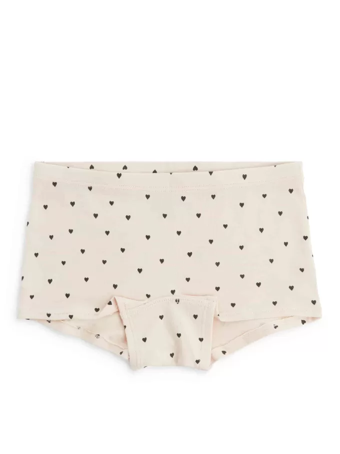 Boxerset i bomullsjersey om 3