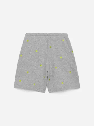 Broderade sweatshorts