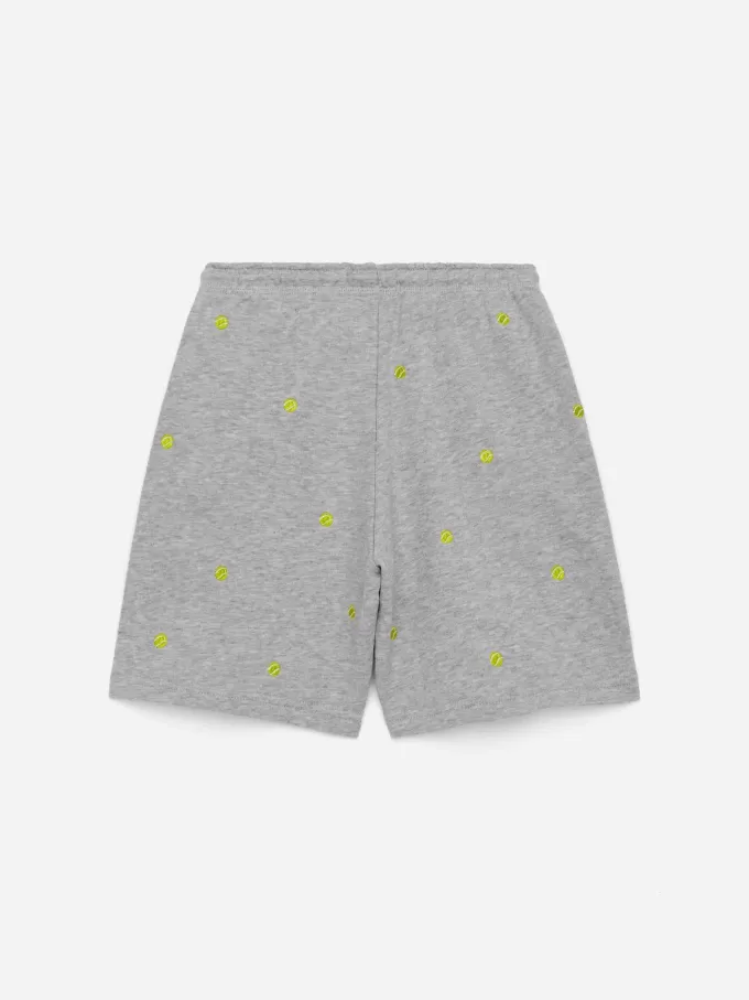 Broderade sweatshorts