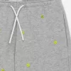 Broderade sweatshorts