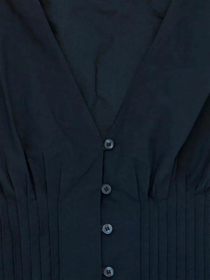 Bubble-hem Pintuck Top Bubble-hem Pintuck Top