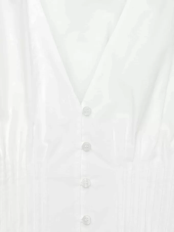 Bubble-hem Pintuck Top Bubble-hem Pintuck Top