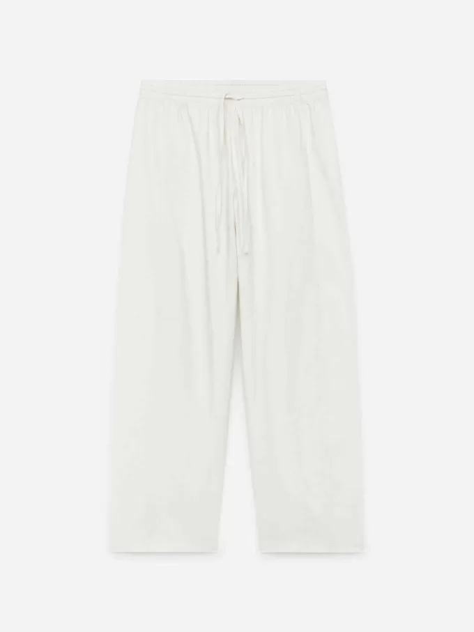 Byxor i bomull och linne Byxor i bomull och linne