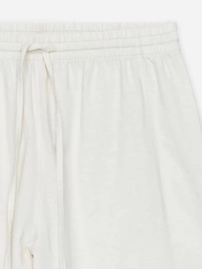 Byxor i bomull och linne Byxor i bomull och linne