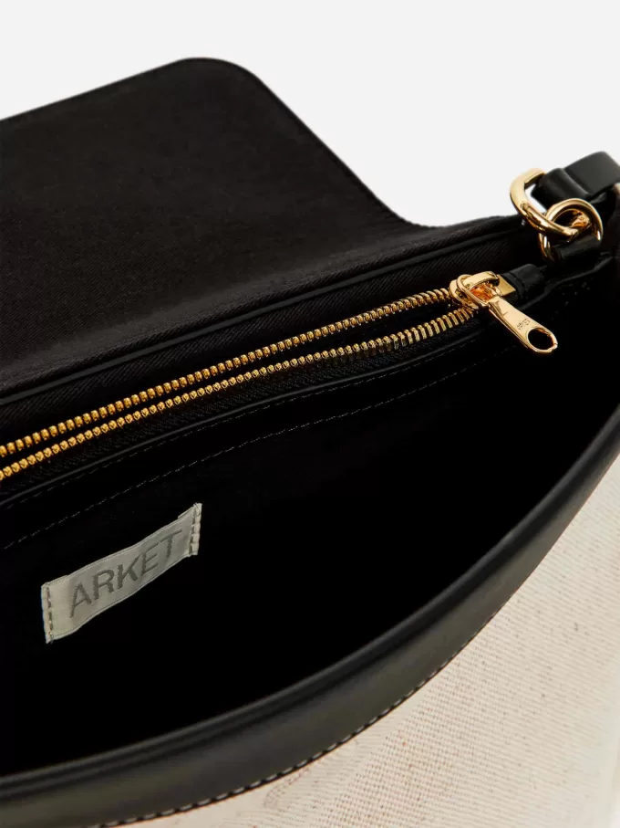 Canvas-läderväska Canvas-läderväska