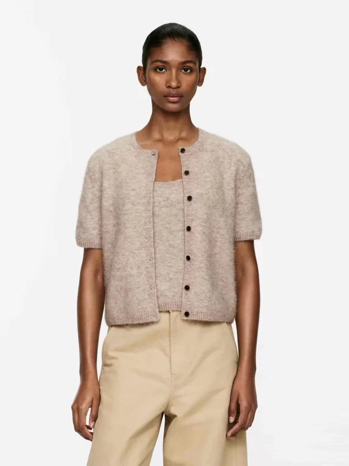 Cardigan alpacka-ullblandning Cardigan alpacka-ullblandning