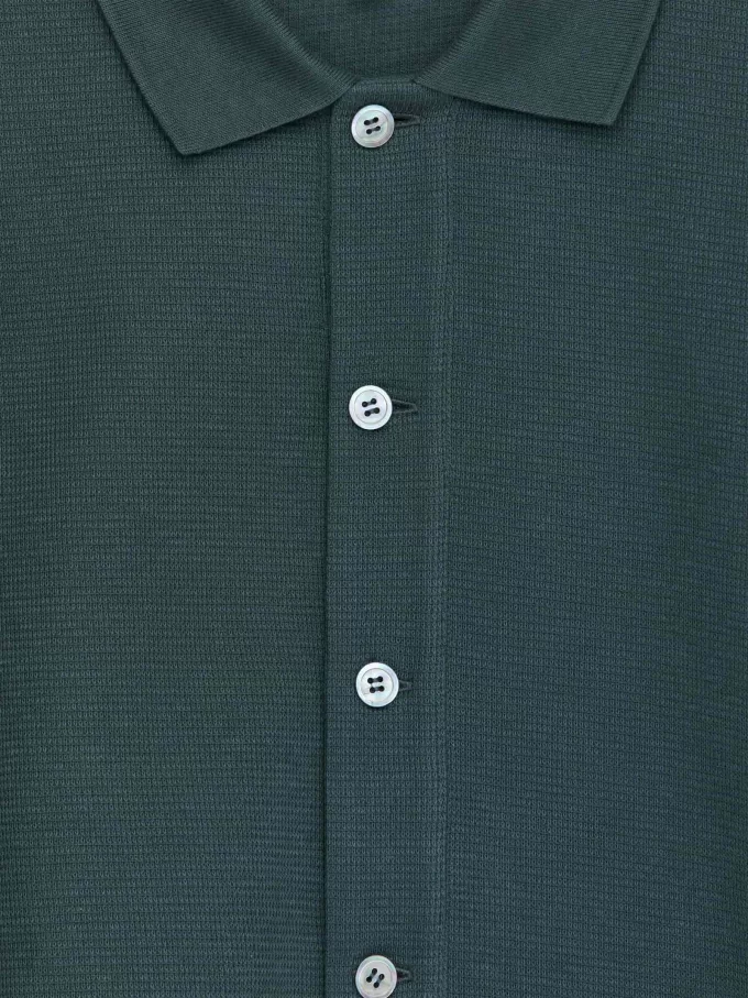 Cardigan i bomullsjersey Cardigan i bomullsjersey