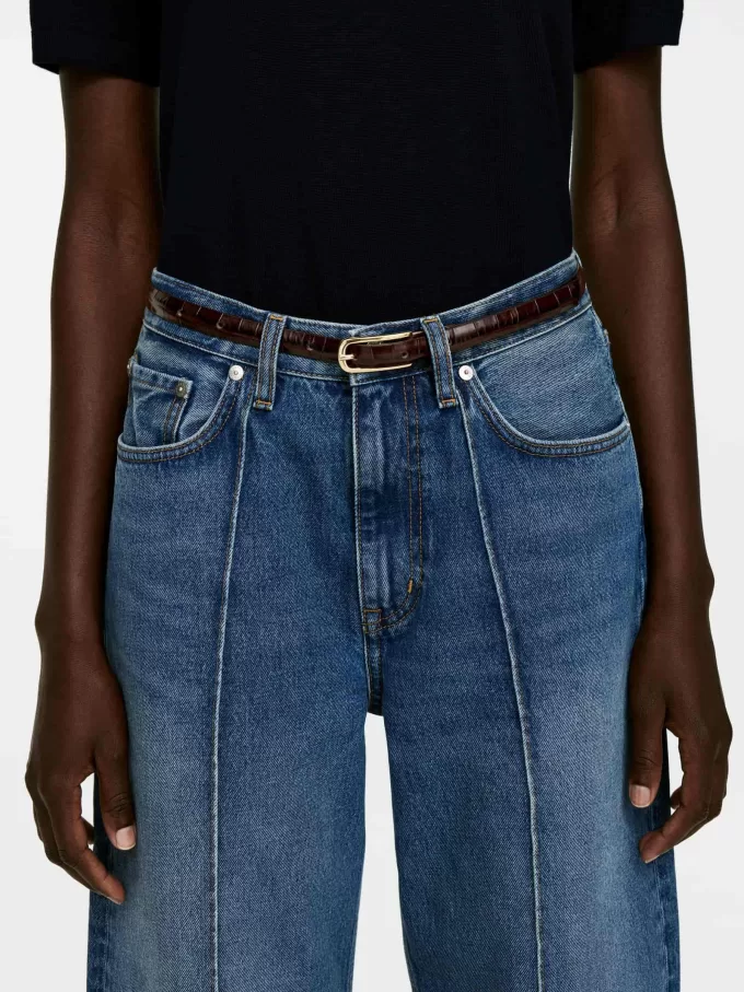 Croco läderbälte Croco läderbälte