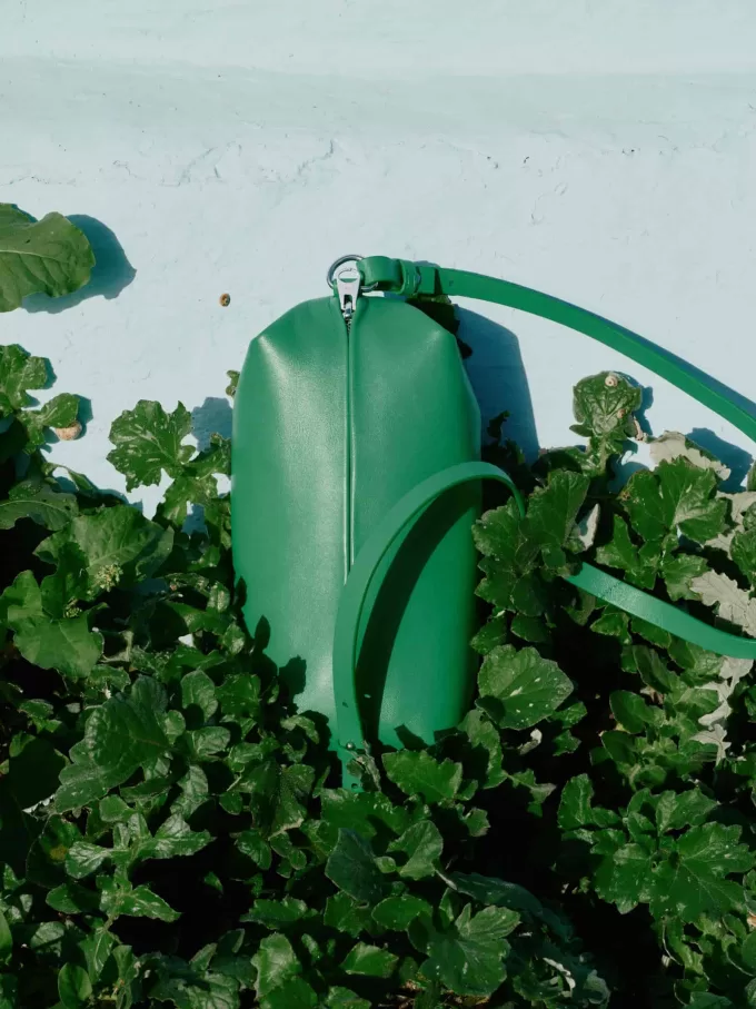 Crossbody-väska i läder Crossbody-väska i läder