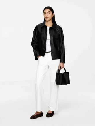 Crossbody-väska i läder