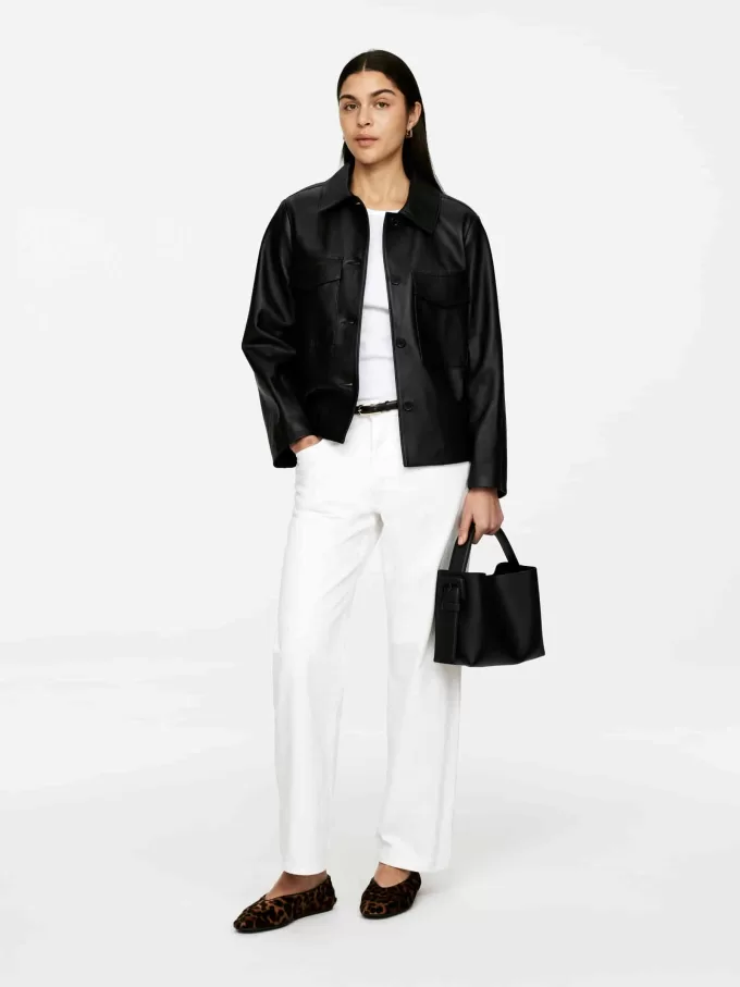 Crossbody-väska i läder Crossbody-väska i läder