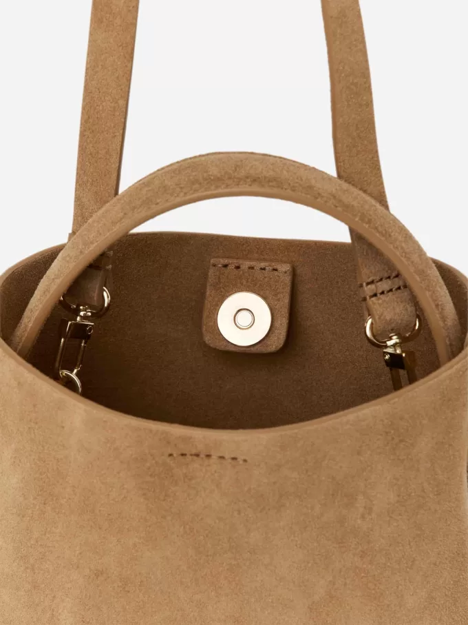 Crossbodyväska i mocka Crossbodyväska i mocka