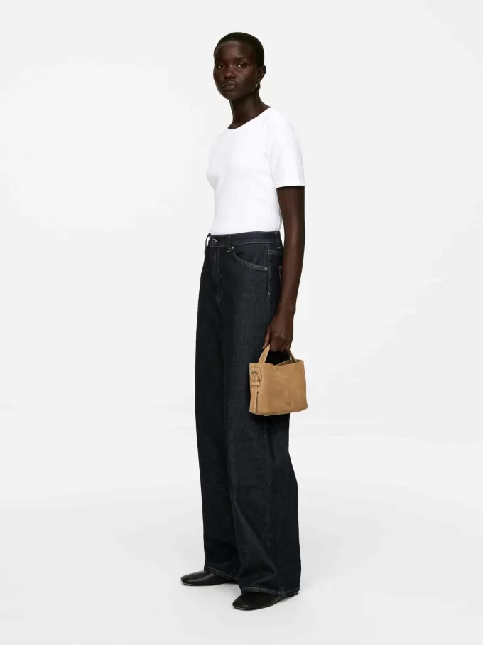 Crossbodyväska i mocka Crossbodyväska i mocka