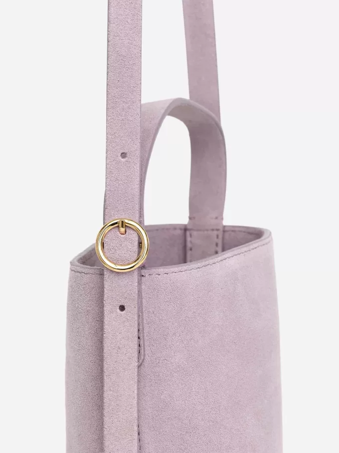 Crossbodyväska i mocka Crossbodyväska i mocka