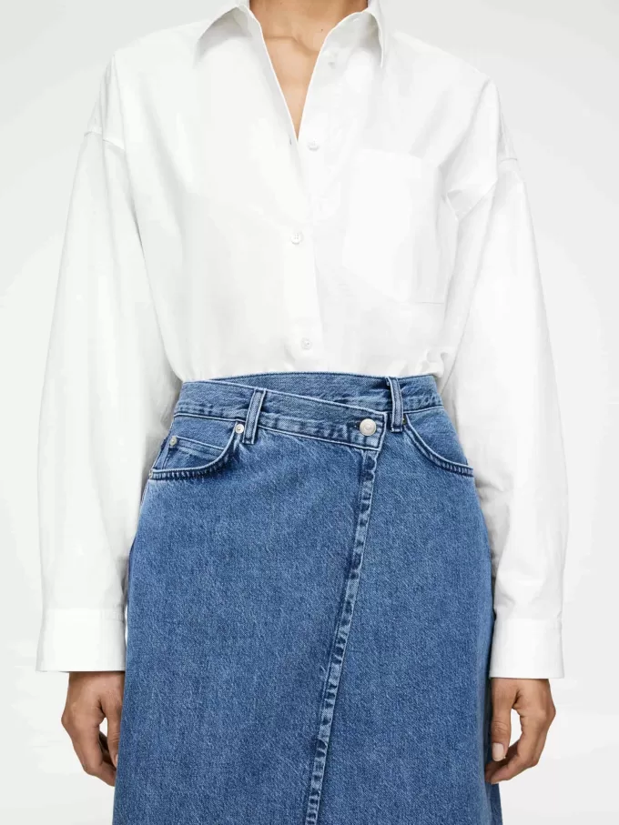 Denim omlottkjol Denim omlottkjol