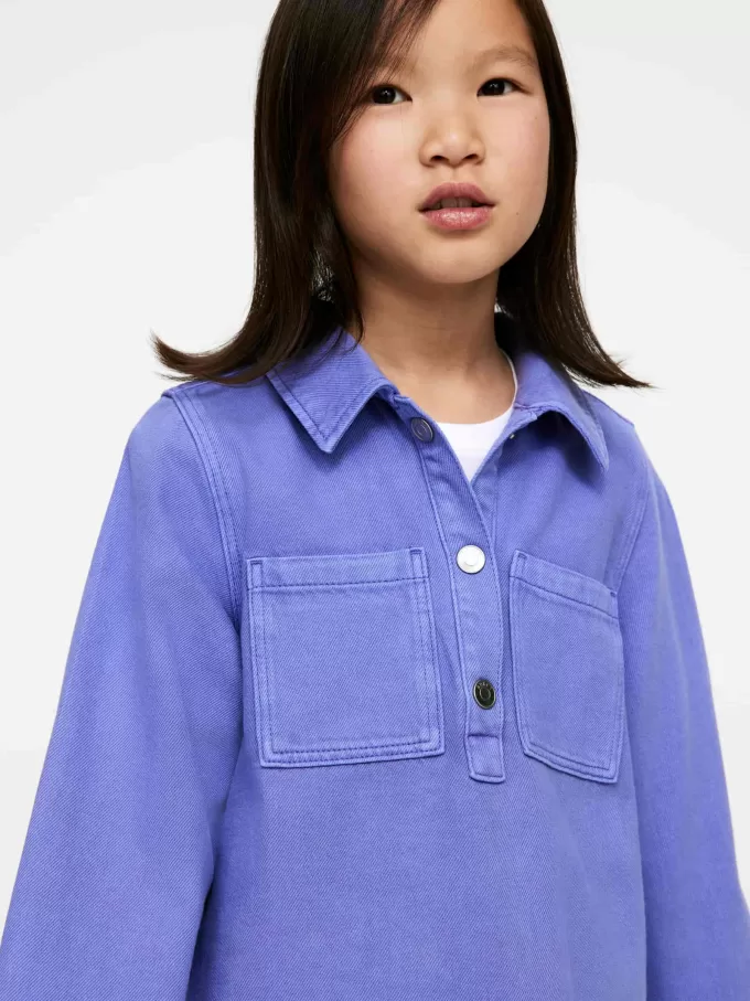 Denimskjorta klänning