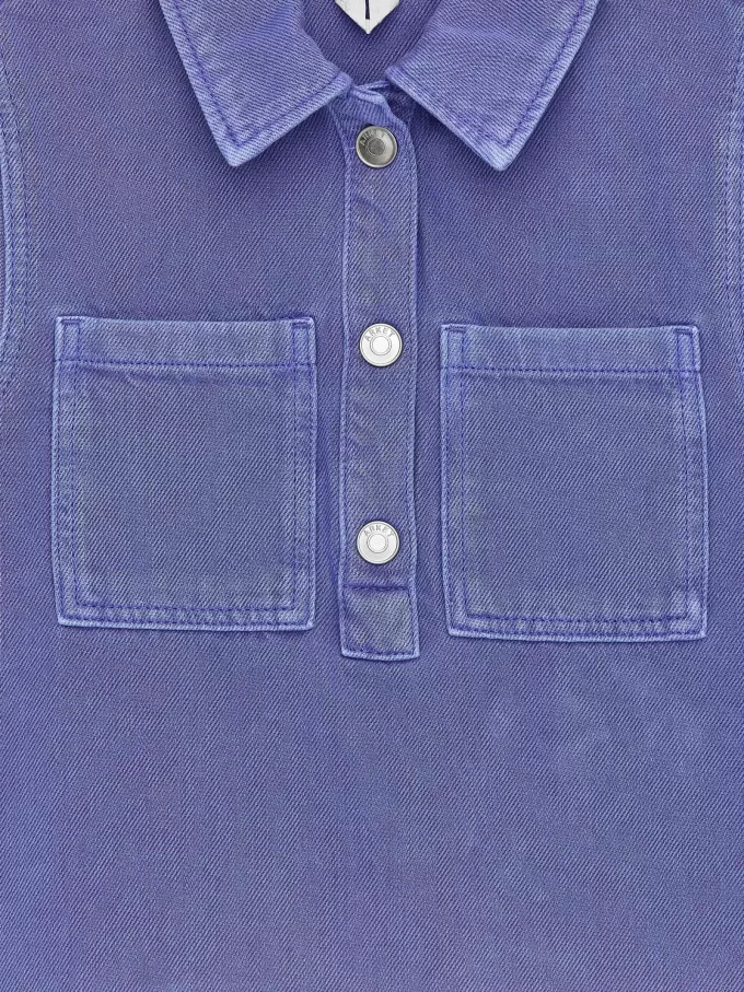 Denimskjorta klänning