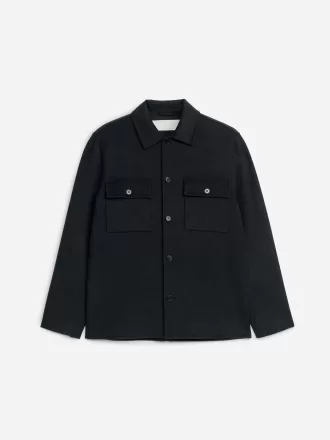 Doublé skjorta i ullblandning