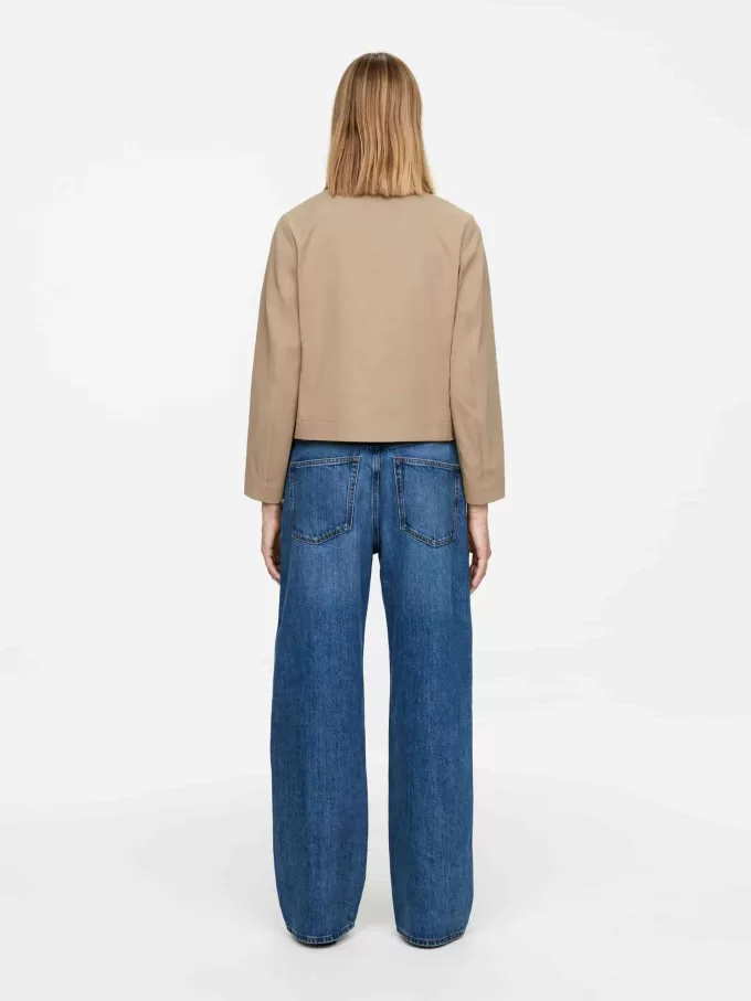 Dubbelknäppt bomullskavaj Dubbelknäppt bomullskavaj