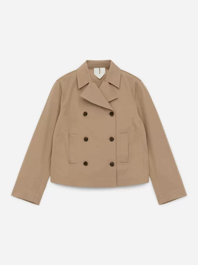 Dubbelknäppt bomullskavaj Dubbelknäppt bomullskavaj