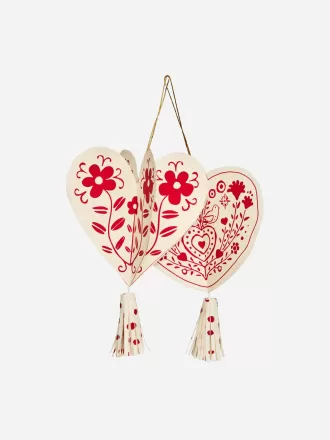 En värld av konstpappersdekorationer Set om 2