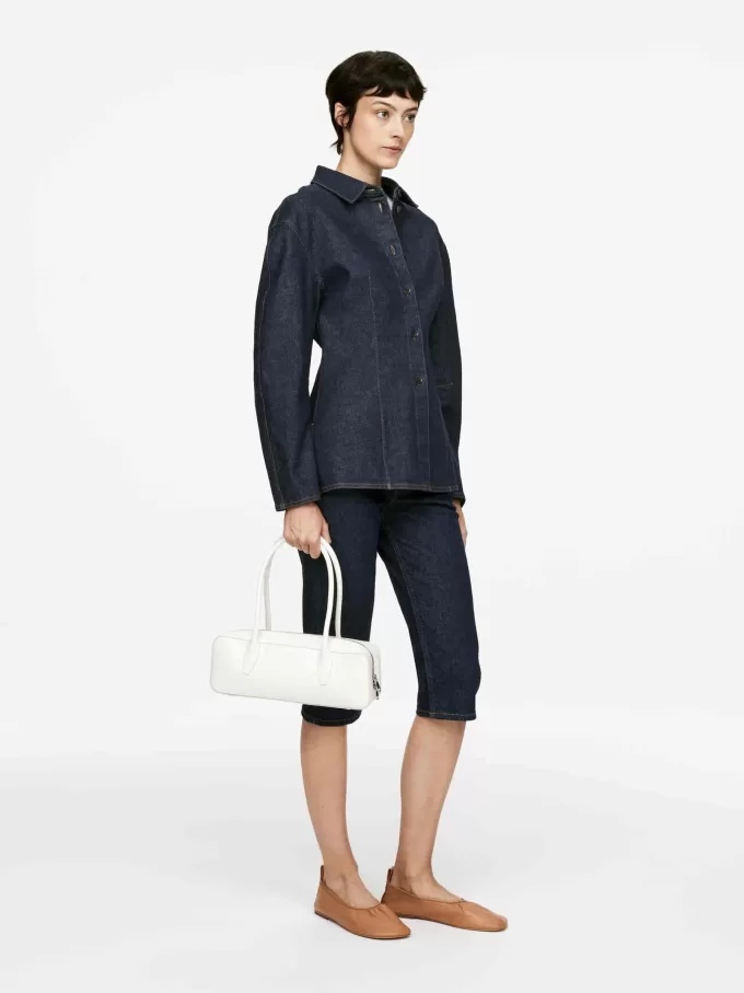 Figursydd jeansskjorta Figursydd jeansskjorta