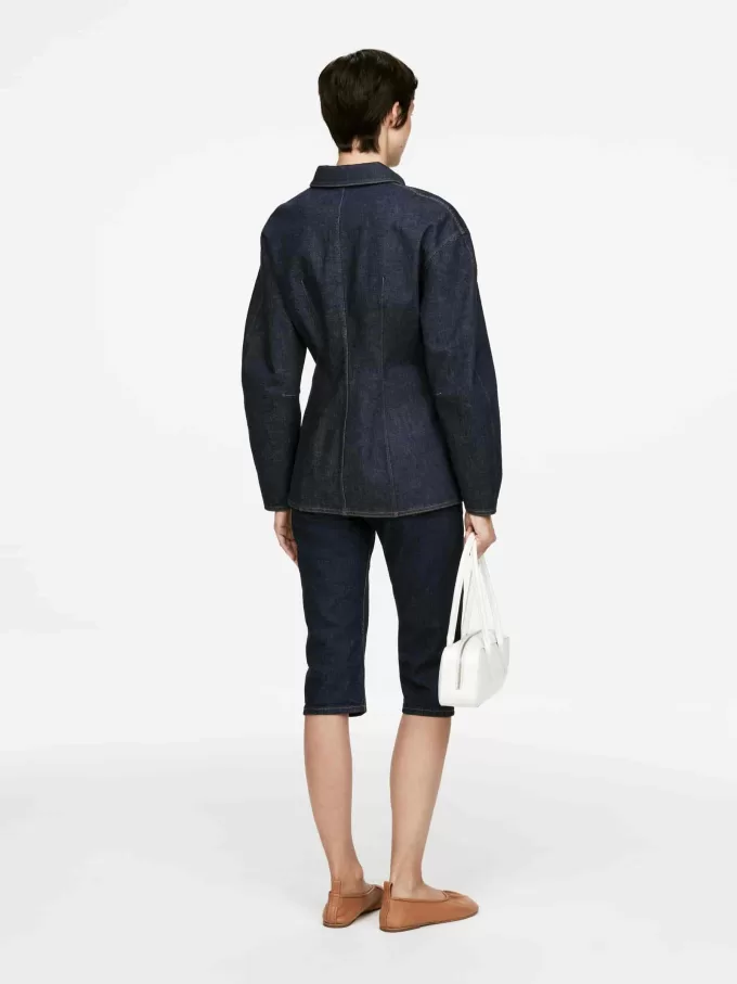 Figursydd jeansskjorta Figursydd jeansskjorta