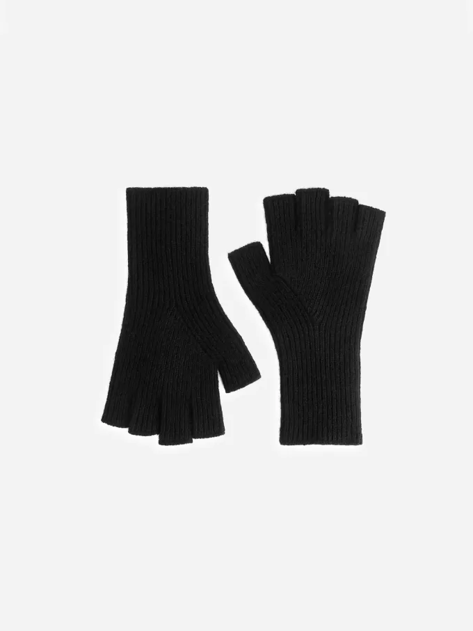 Fingerlösa ullhandskar