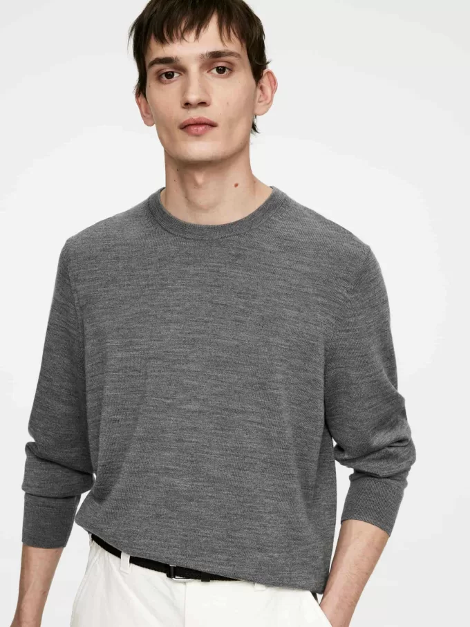 Finstickad merinotröja Finstickad merinotröja