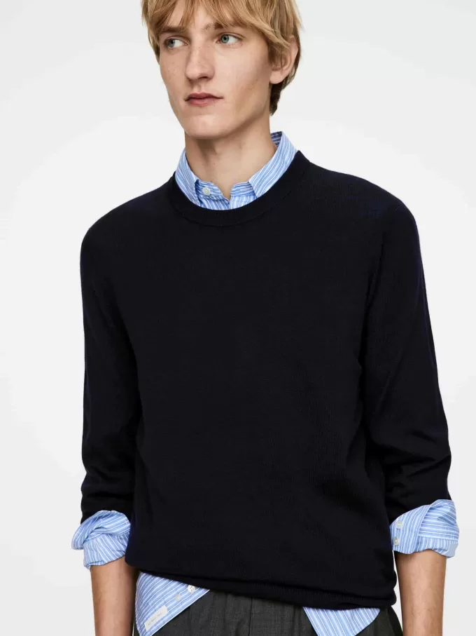 Finstickad merinotröja Finstickad merinotröja