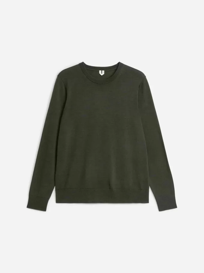 Finstickad merinotröja Finstickad merinotröja