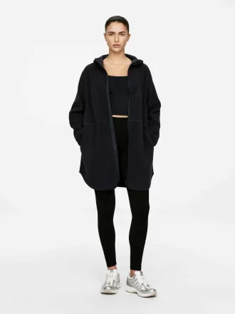 Fleecejacka med dragkedja