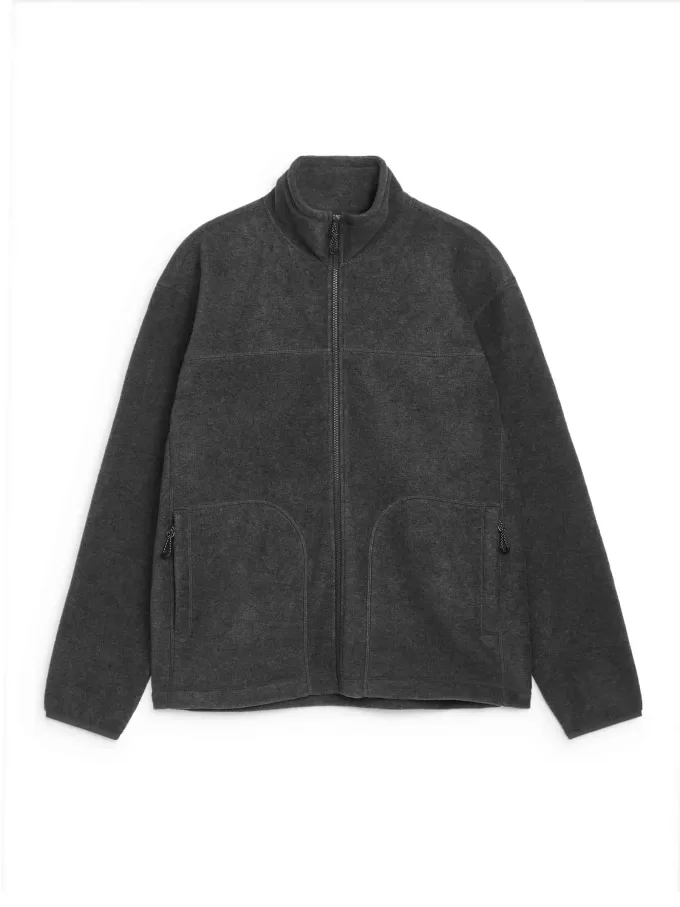 Fleecejacka med dragkedja Fleecejacka med dragkedja