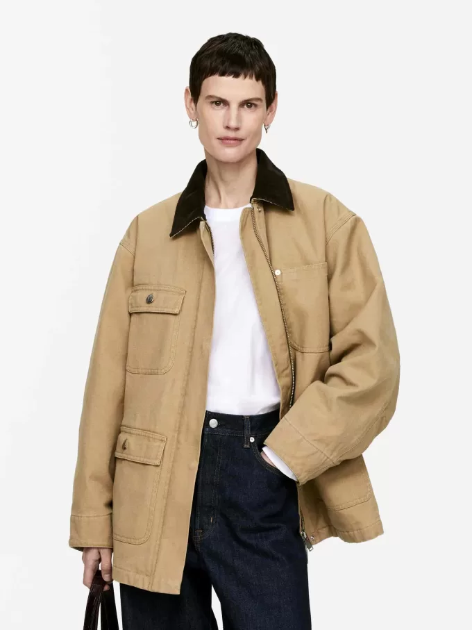 Fodrad canvasjacka Fodrad canvasjacka