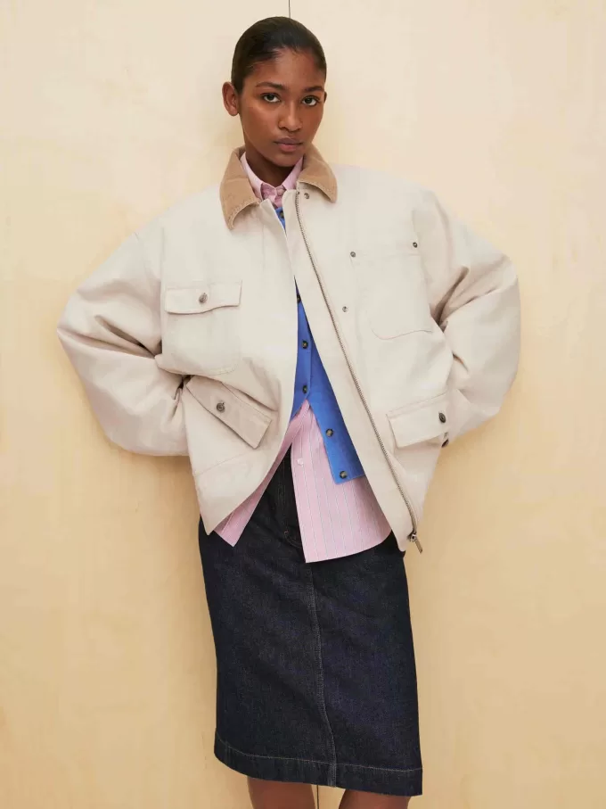 Cardigan alpacka-ullblandning Cardigan alpacka-ullblandning