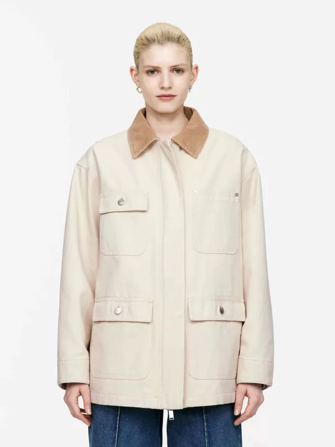 Fodrad canvasjacka Fodrad canvasjacka