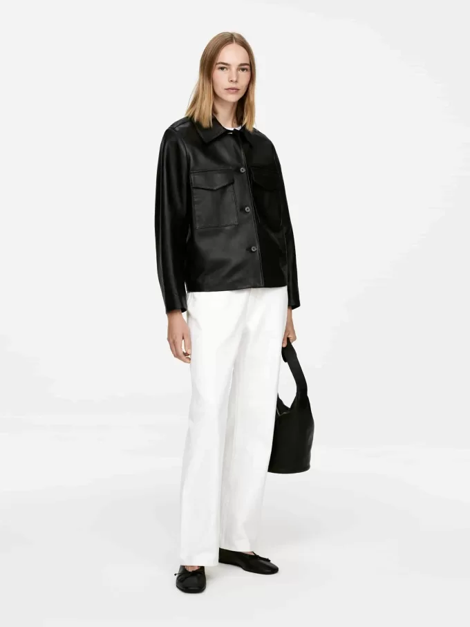 Fodrad skinnjacka Fodrad skinnjacka