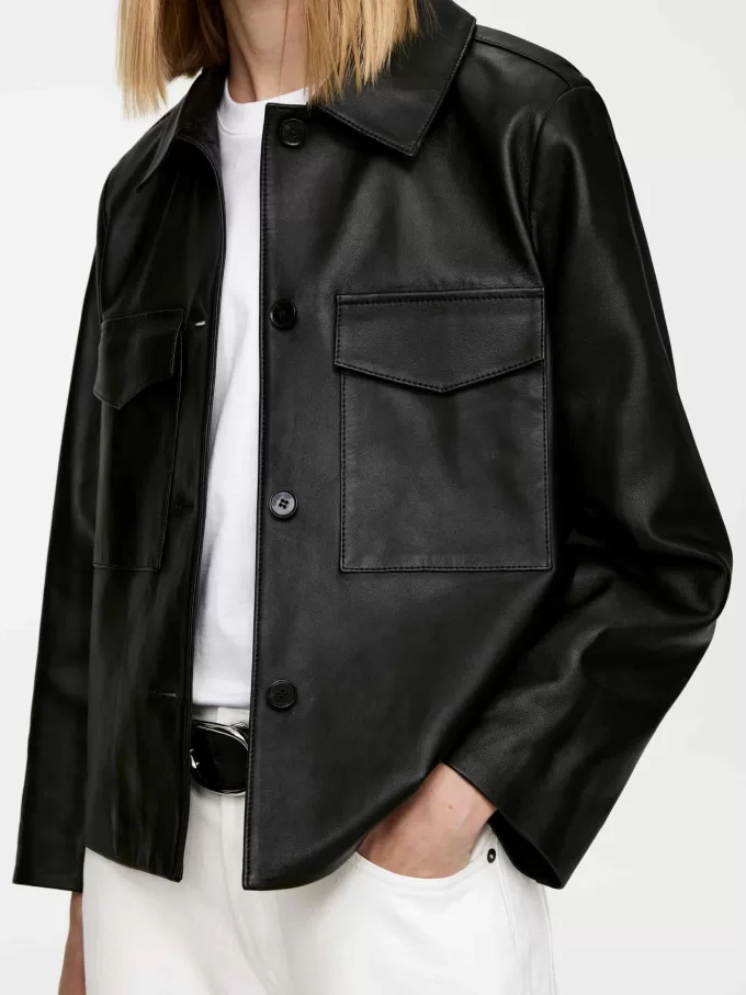 Fodrad skinnjacka Fodrad skinnjacka