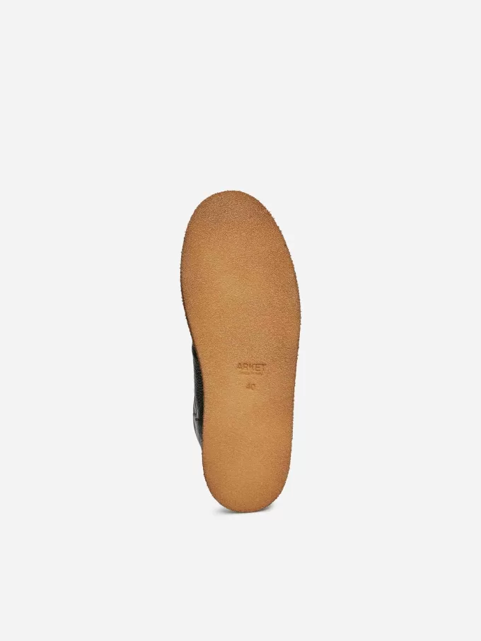 Fodrade läderstövlar Fodrade läderstövlar