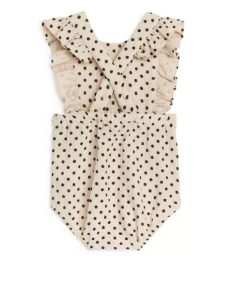Frill Muslin Romper