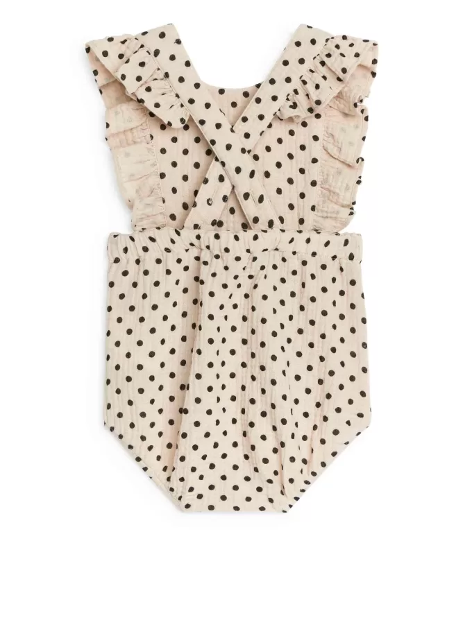 Frill Muslin Romper