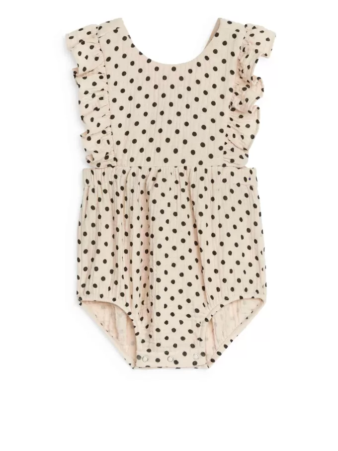 Frill Muslin Romper