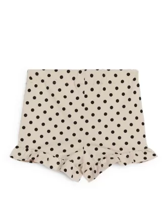 Frilled Jersey Shorts