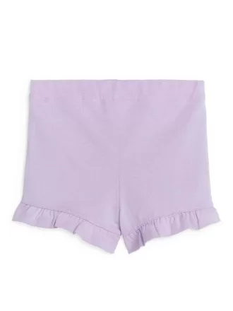Frilled Jersey Shorts
