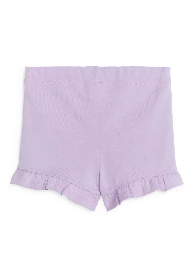 Frilled Jersey Shorts