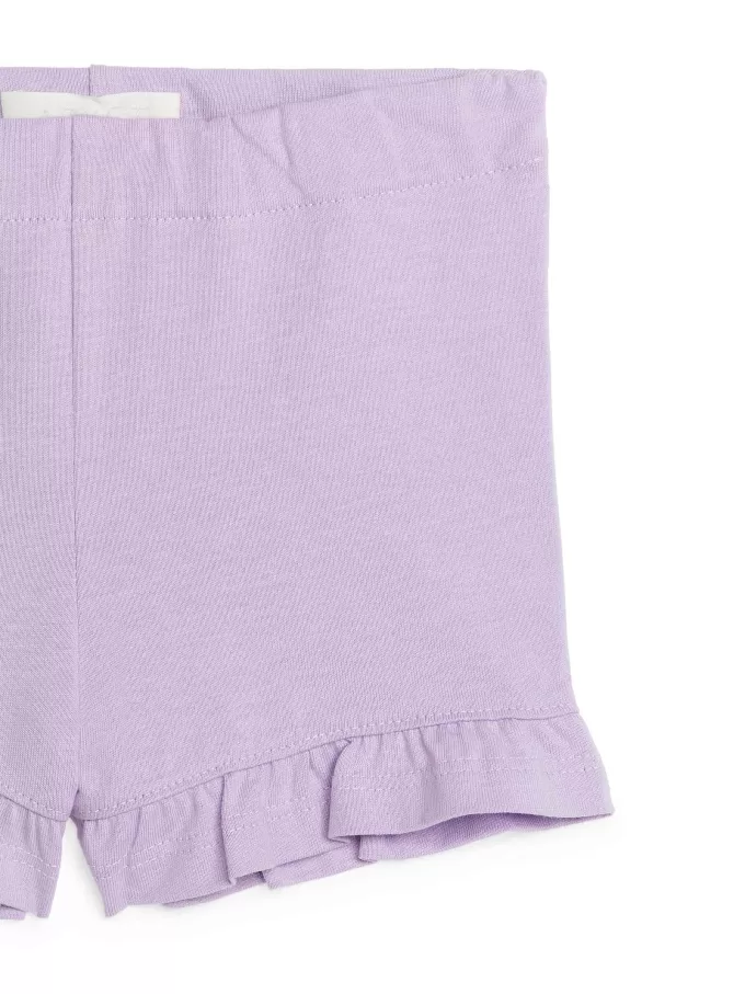 Frilled Jersey Shorts